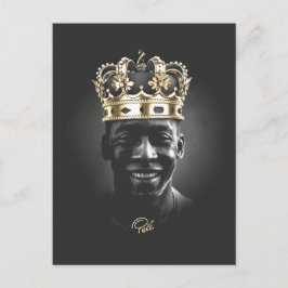 Cartão Postal Camiseta King Pelé - 1940-2022