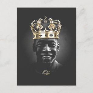 Cartão Postal Camiseta King Pelé - 1940-2022 