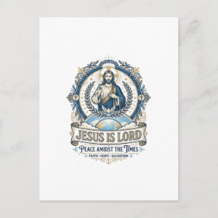 Cartão Postal Camiseta Vintage Escatologia Profecia Jesus Cristã