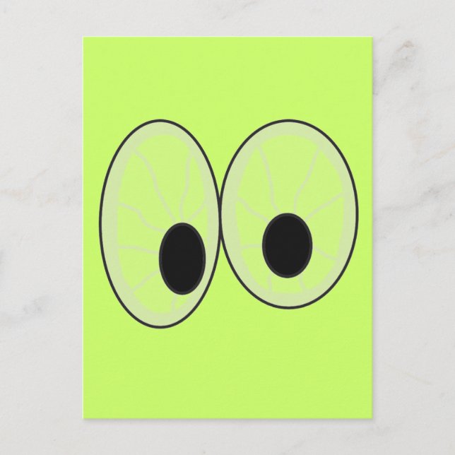 Cartão Postal Camisetas de olhos vigiados e presentes (Frente)