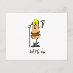 Cartão Postal Camisetas e Presentes Building Nut