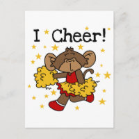 Camisetas e presentes, Cheerleaderes de macaco, ve
