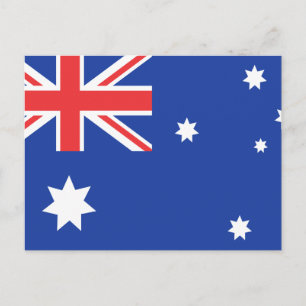 Cartão Postal Camisetas e Presentes da Bandeira Australiana