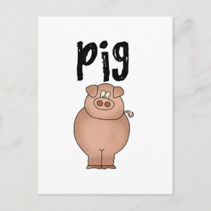 Cartão Postal Camisetas e presentes de animais de Fazenda