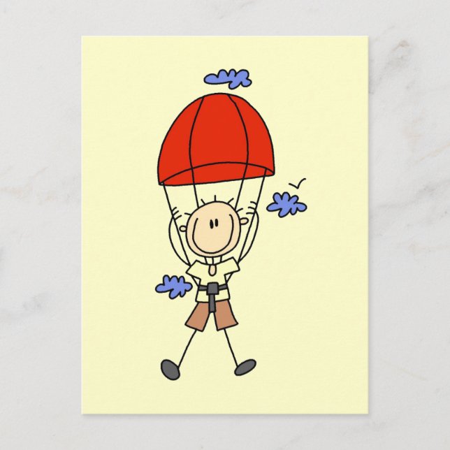 Cartão Postal Camisetas e presentes de mergulhador do Sky (Frente)