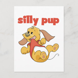 Cartão Postal Camisetas e presentes do bobo Pup
