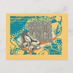 Cartão Postal Camisetas e presentes do cilindro extremo