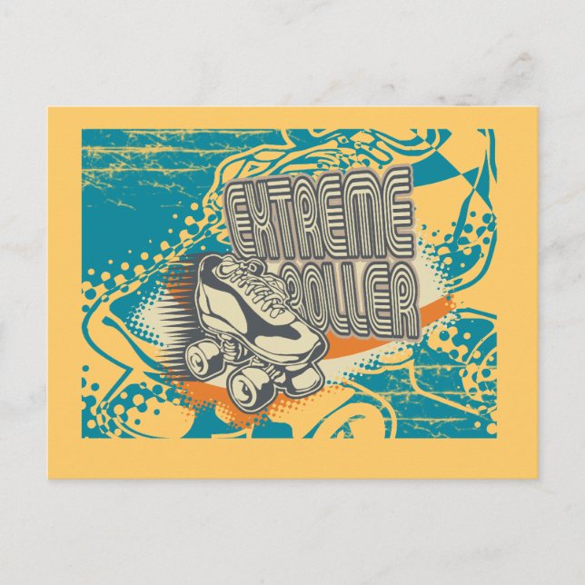 Cartão Postal Camisetas e presentes do cilindro extremo (Frente)