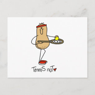 Cartão Postal Camisetas e Presentes do Fã de Tênis