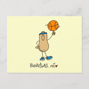 Cartão Postal Camisetas e Presentes para Fã de Basquete