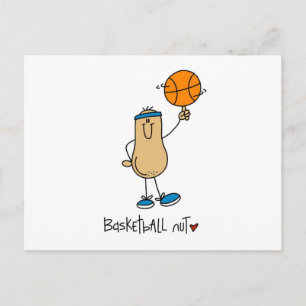 Cartão Postal Camisetas e Presentes para Fã de Basquete