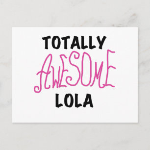 Cartão Postal Camisetas e Presentes Totalmente Incríveis da Lola