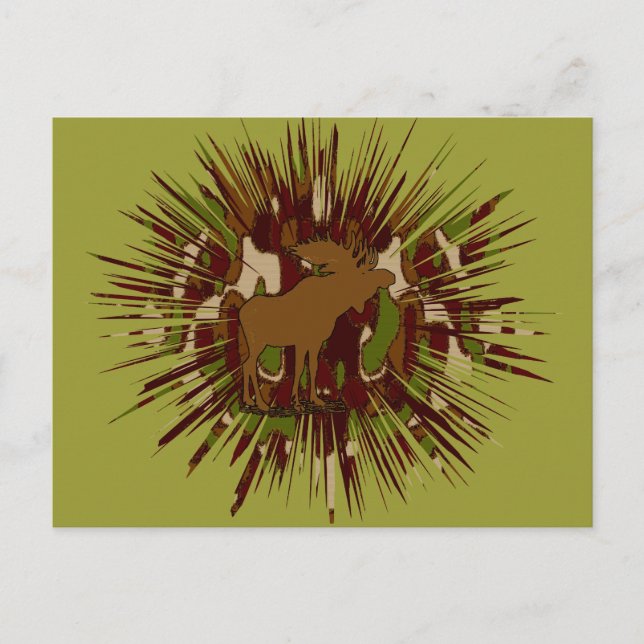 Cartão Postal Camo de Quebra-Mães Camuflagem de Camuflagem (Frente)