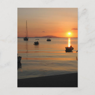 Cartão Postal Campainha Sunset em Novalja em Croatia