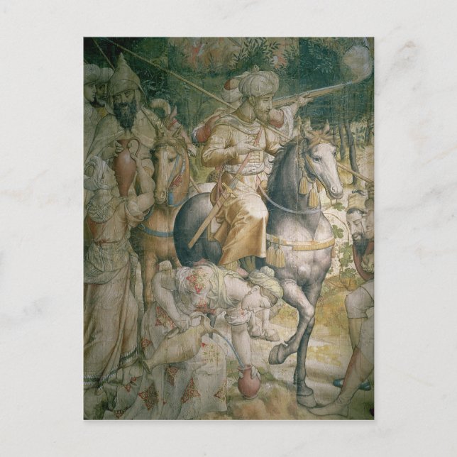 Cartão Postal Campanha do Imperador Charles V contra os Turcos (Frente)