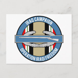 Cartão Postal Campanha do Iraque CIB