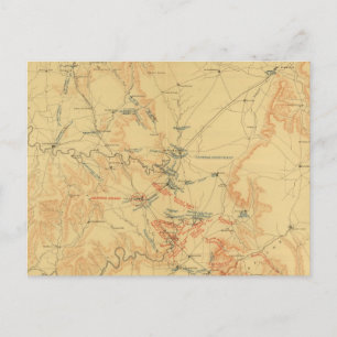 Cartão Postal Campanha do Tennessee médio