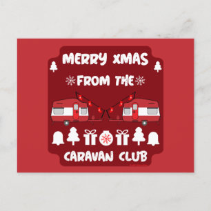 Cartão Postal Campanha Feliz de Natal Caravan
