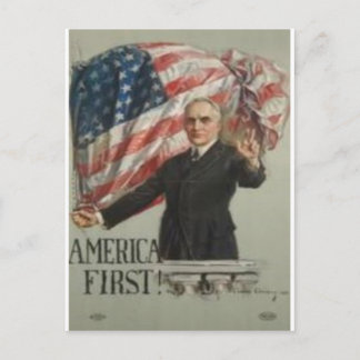 Cartão Postal Campanha Presidencial de 1920