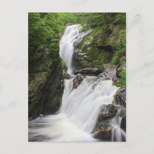 Cartão Postal Campbell Falls Berkshires Waterfall (Frente)