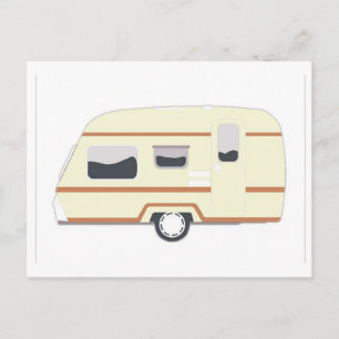 Cartão Postal Camper Trailer Camping Van