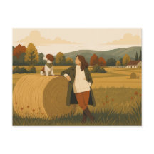 Campestre Vintage com Brittany Spaniel