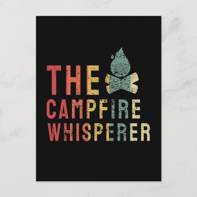 Cartão Postal Campfire - Campfire Whisperer (Frente)