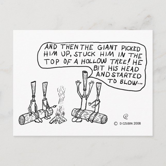 Cartão Postal Campfire Reeds (Frente)