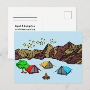 Cartão Postal Camping