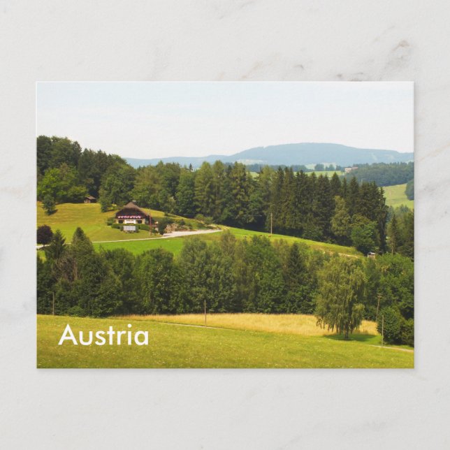 Cartão Postal Campo austríaco (Frente)