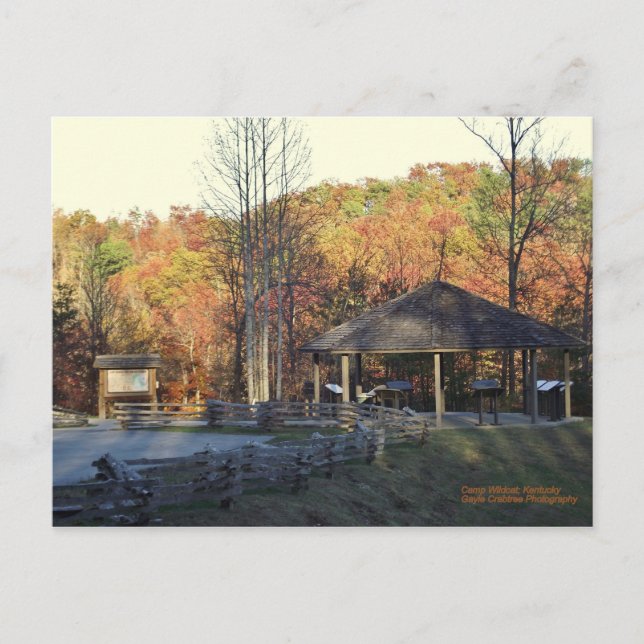 Cartão Postal Campo de batalha civil de Wildcat (Frente)