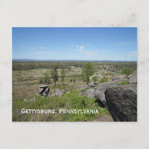 Cartão Postal Campo de Batalha de Gettysburg