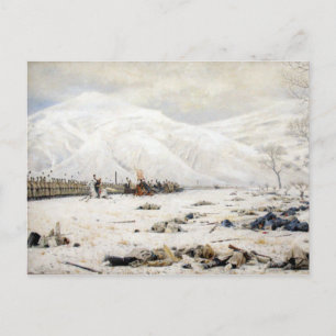 Cartão Postal Campo de batalha na passagem de Shipka