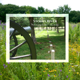 Cartão Postal Campo de Batalha Nacional e Cemitério de Stones Ri