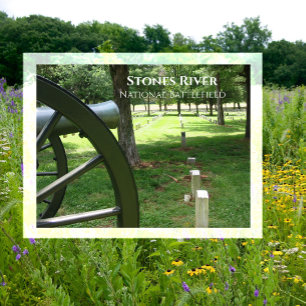 Cartão Postal Campo de Batalha Nacional e Cemitério de Stones Ri