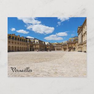 Cartão Postal Campo de entrada do Palácio de Versailles - Fran
