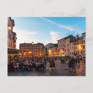 Cartão postal Campo de Fiori Roma   Sunset