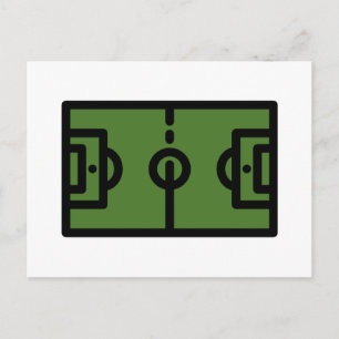 Cartão Postal campo de futebol