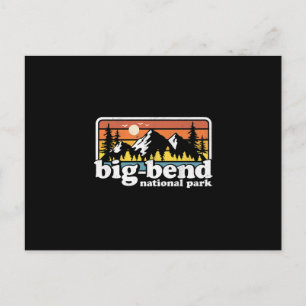 Cartão Postal Campo de Retrô do Parque Nacional Big Bend