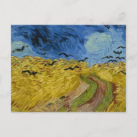 Campo de trigo com corvos de Vincent Van Gogh