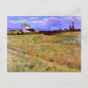 Cartão Postal Campo de Trigo (F564) Van Gogh Fine Art