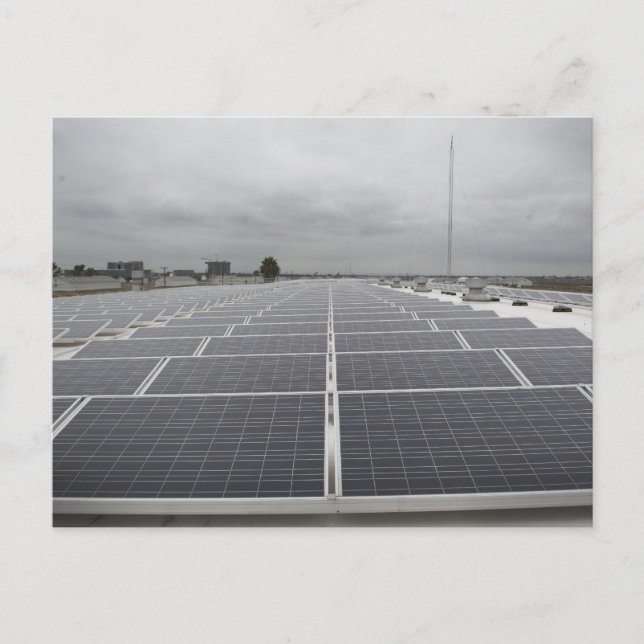 Cartão Postal Campo do painel solar (Frente)