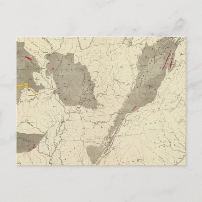 Cartão Postal Campos de Carvão dos EUA (Frente)