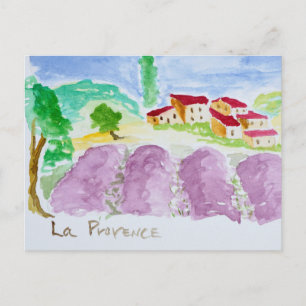 Cartão Postal Campos de Lavanda Abbaye de Senanque Provença