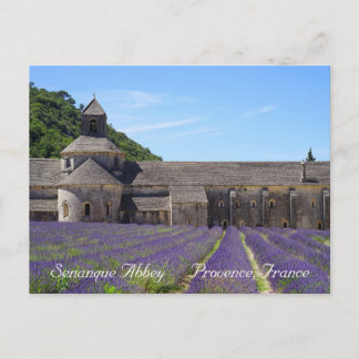 Cartão Postal Campos de lavanda da Abadia Senânica