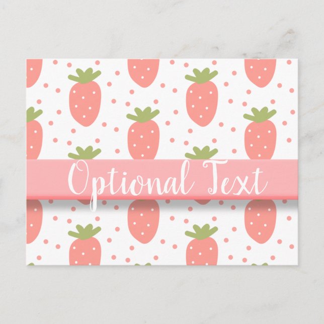 Cartão Postal Campos de Morangos (Frente)