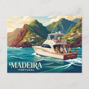 Cartão Postal Campos de Pesca de Alto Mar da Madeira Portugal