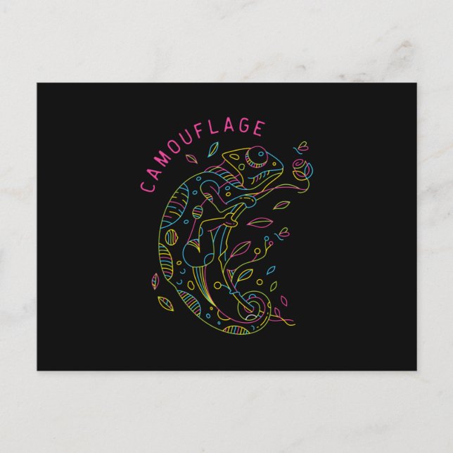 Cartão Postal Camuflagem (Frente)