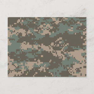 Cartão Postal Camuflagem ACU do Exército