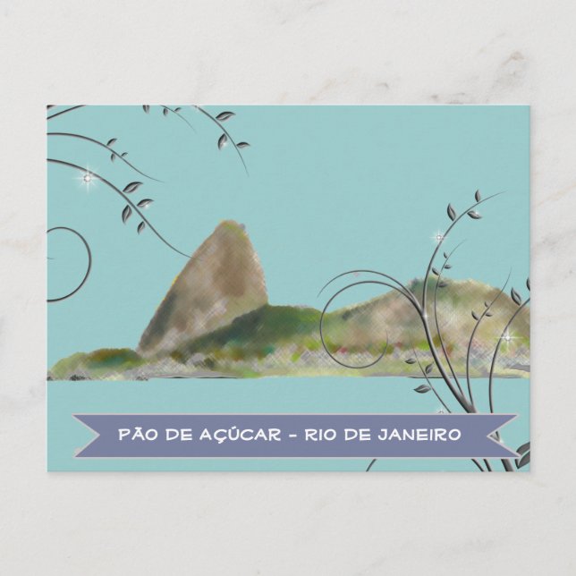 Cartão Postal cana-de-açúcar, rio de janeiro (Frente)
